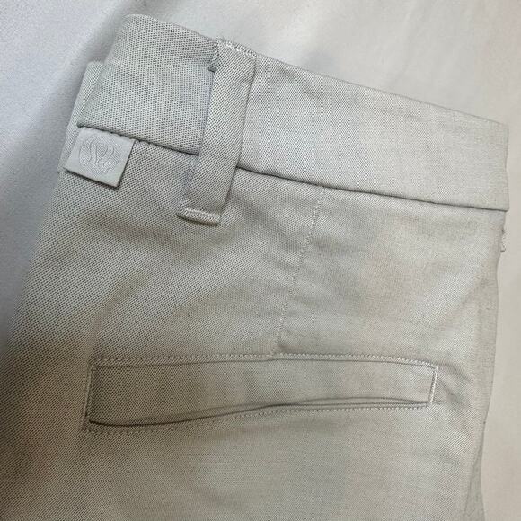 Lululemon Men's Classic Gray Chino‎ Style Flat Front Shorts Size 30 - Picture 5 of 5